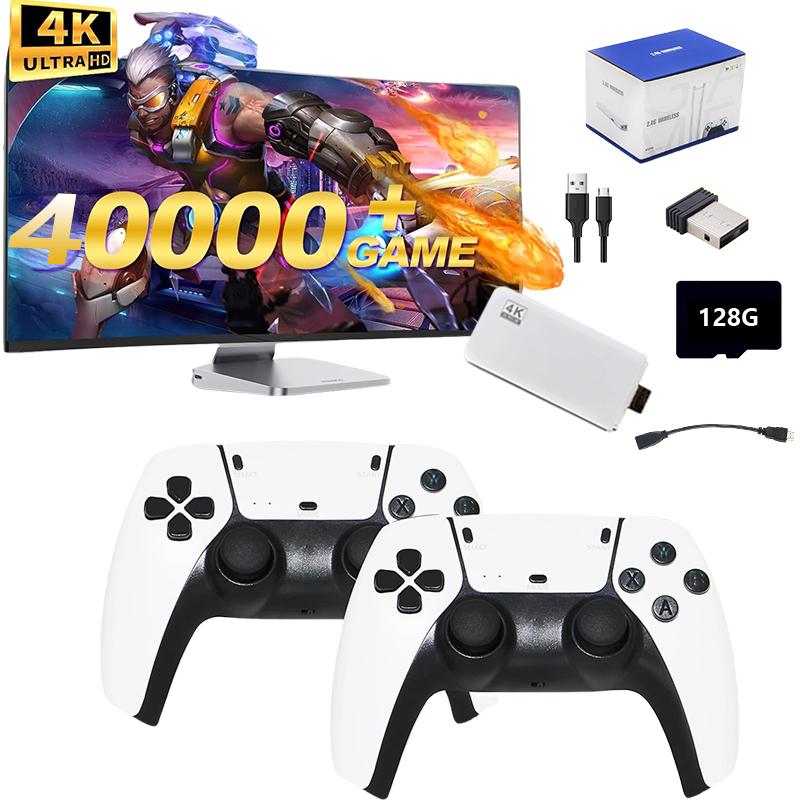 Tenlify - Nostalgia Stick Game Wireless Retro Game Console Upgrade Dual 2.4G Wireless Two Controllers