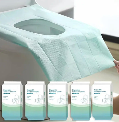 XL Disposable Toilet Seat Covers - 100% Waterproof & Full Coverage Guard | Buy 3 Get 2 Free