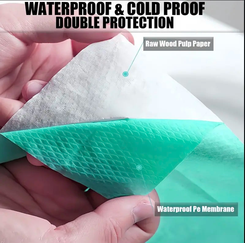 XL Disposable Toilet Seat Covers - 100% Waterproof & Full Coverage Guard | Buy 3 Get 2 Free