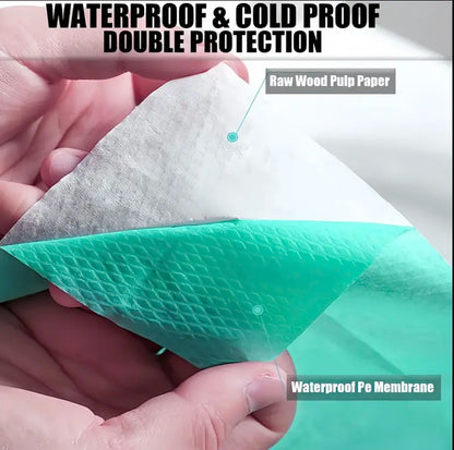 XL Disposable Toilet Seat Covers - 100% Waterproof & Full Coverage Guard | Buy 3 Get 2 Free