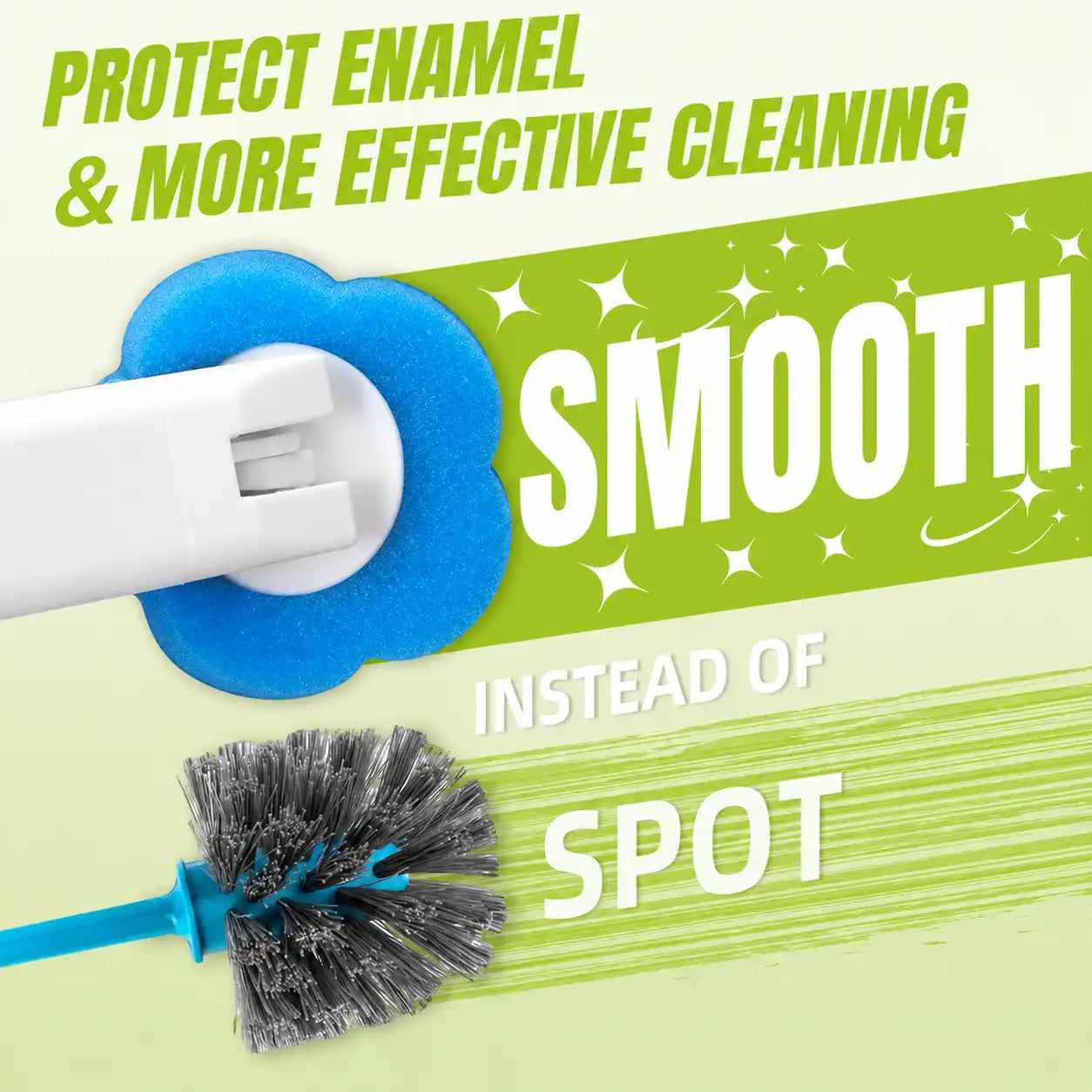 Disposable Toilet Bowl Cleaner System with Pre-Loaded Refills