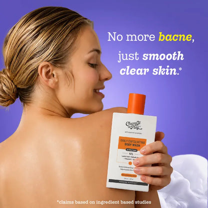Smooth Rough & Bumpy Skin Instantly with Daily Exfoliating Body Wash | Buy 1 Get 1 Free
