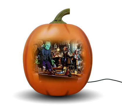 Animated Talking Pumpkin with Built-in Projector & Speaker