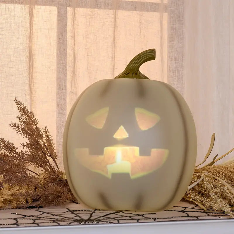 Animated Talking Pumpkin with Built-in Projector & Speaker