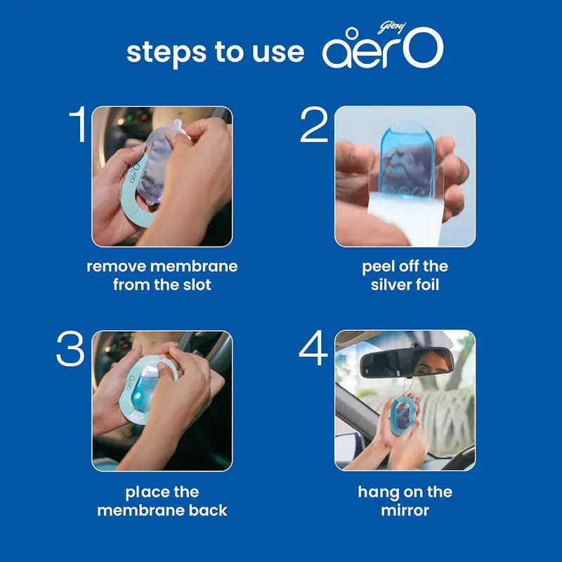 30-Day Leak-Proof Car Air Freshener Gel Pack | Buy 1 Get 1 Free