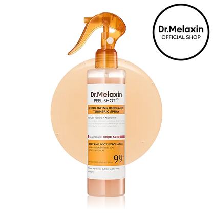 Spray & Smooth Kojic Acid Turmeric Exfoliator for Body KP Bumps & Dark Spots