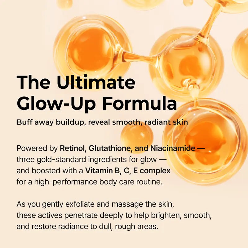 Spray & Smooth Kojic Acid Turmeric Exfoliator for Body KP Bumps & Dark Spots