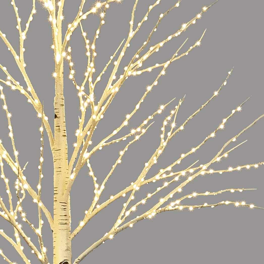 Lighted Birch Twig Tree – Warm Ambient Fairy Glow for Home & Holiday Decor