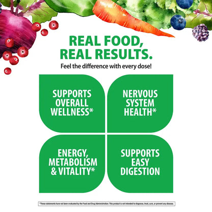 Daily High-Potency Men’s Multivitamin with Real Food Nutrients