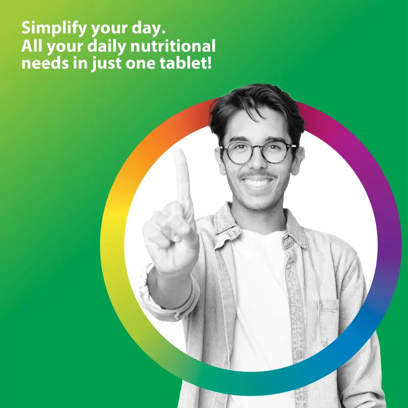 Daily High-Potency Men’s Multivitamin with Real Food Nutrients