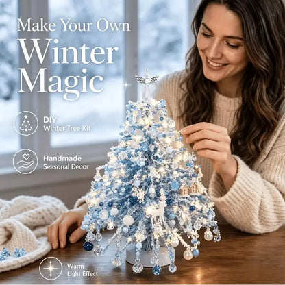 DIY Crystal Beaded Christmas Tree Kit – Craft Your Own Sparkling Holiday Magic | Buy 1 Get 1 Free