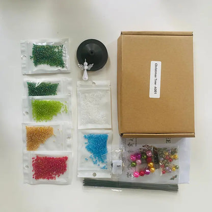 DIY Crystal Beaded Christmas Tree Kit – Craft Your Own Sparkling Holiday Magic | Buy 1 Get 1 Free
