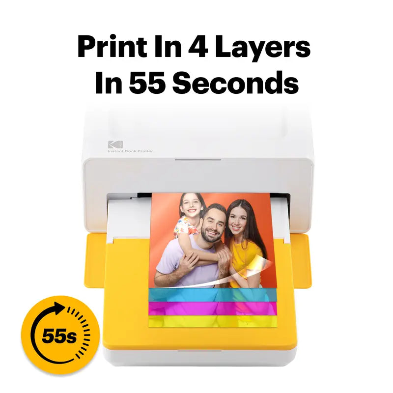 KODAK Dock Plus 4×6 Photo Printer – Bluetooth & 50-Sheet Bundle – original image 3