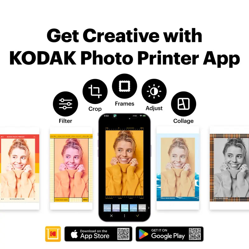 KODAK Dock Plus 4×6 Photo Printer – Bluetooth & 50-Sheet Bundle – original image 6