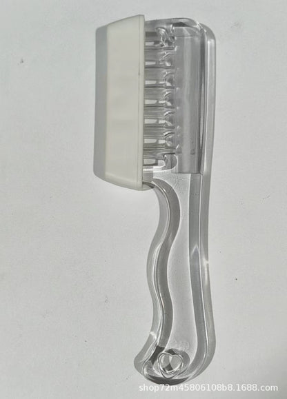 Clear White applicator comb with protective cover