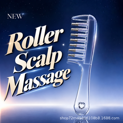 Handled roller scalp applicator
