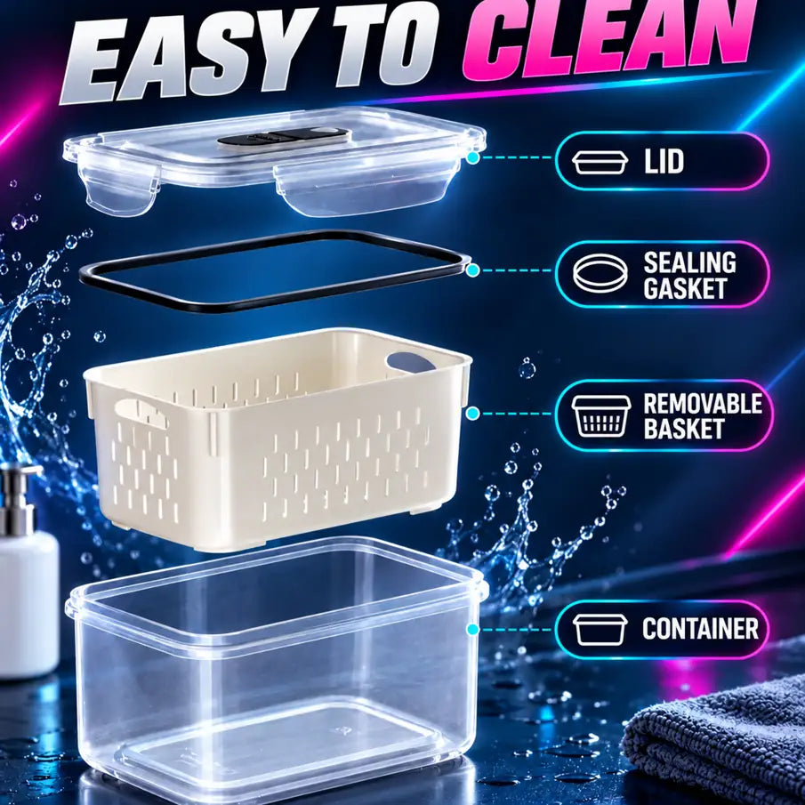 380ml Denture Storage Box with Draining Basket – source product view 3