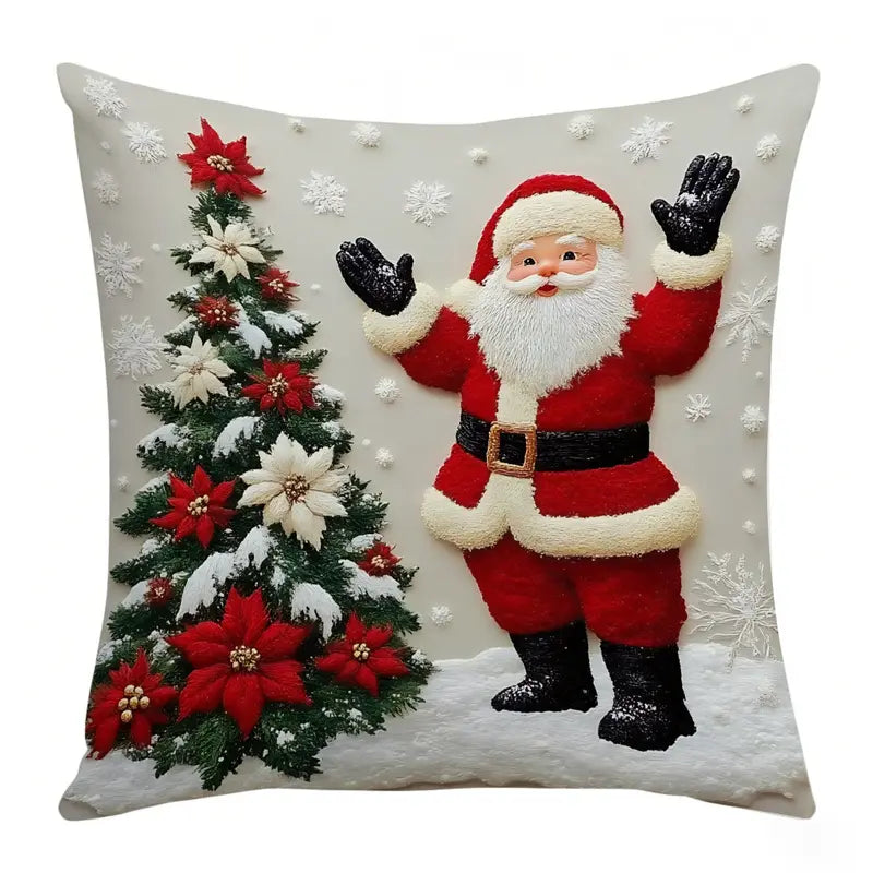 Christmas Throw Pillow Covers – Four-Piece Set – product view