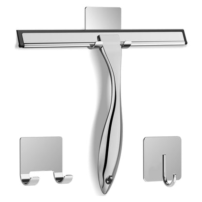 Stainless Steel Shower Squeegee with Two Hooks original product photo