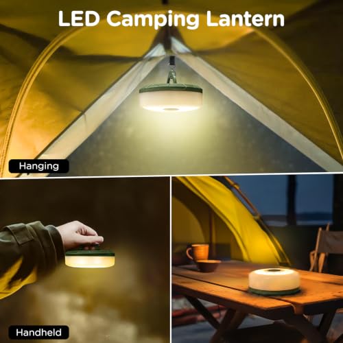 OGERY Rechargeable Camping String Light – Green source view 4
