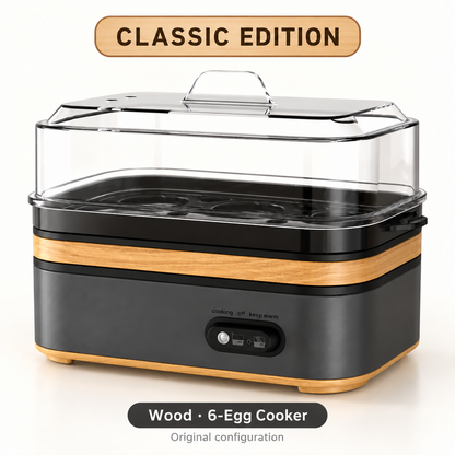 CLASSIC edition — Wood — one six-egg cooker