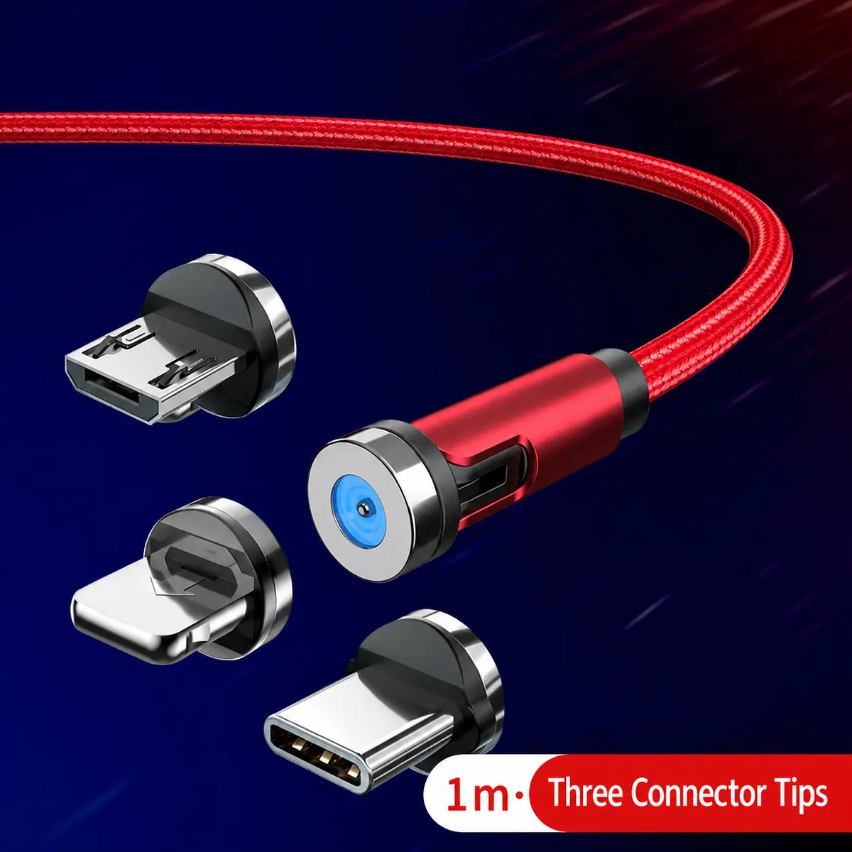 Rotating magnetic cable and included connector tips – source view 9