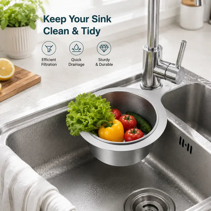 Hanging Sink Strainer Baskets - Two-Piece Set original product photo 7