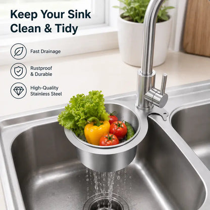Hanging Sink Strainer Baskets - Two-Piece Set original product photo 3