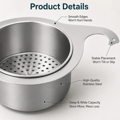 Hanging Sink Strainer Baskets - Two-Piece Set original product photo 4
