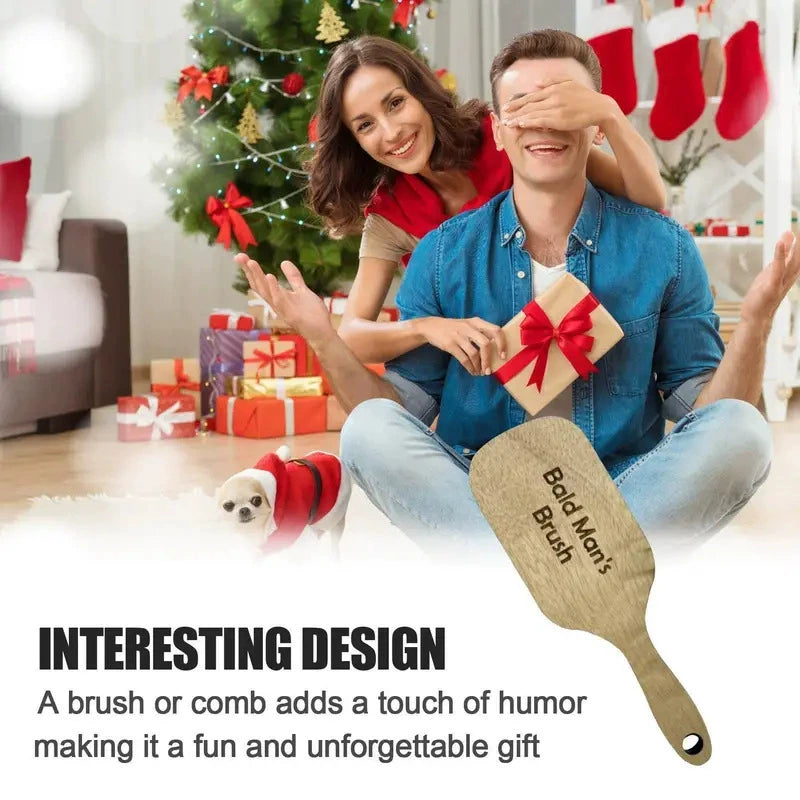 Bald Man's Wooden Gag Gift Kits – Two Sets – original product view
