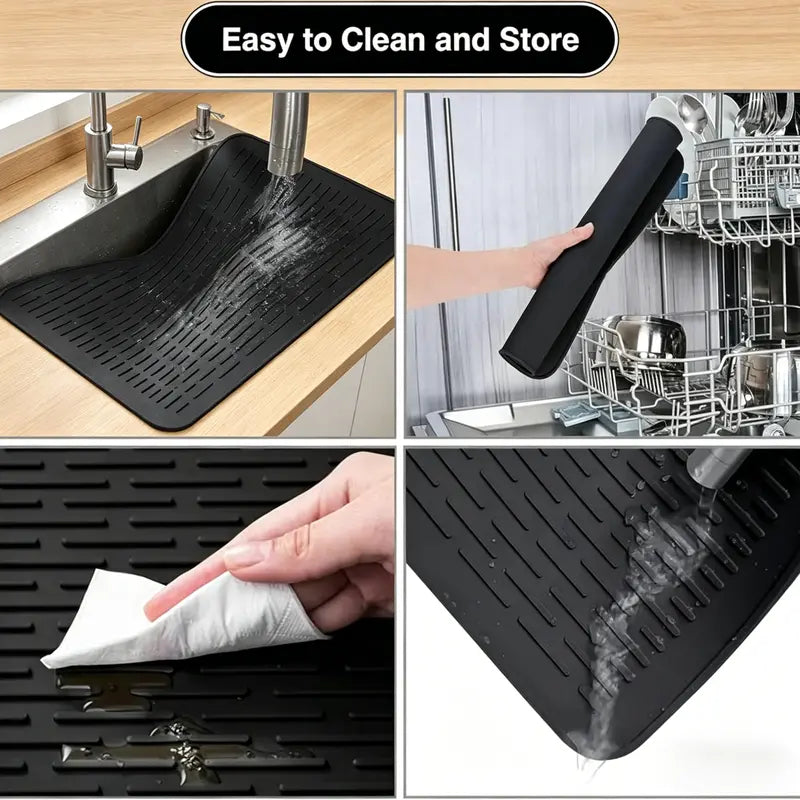 Silicone Stove Top Cover Mats – 28 × 20 in Matching Duo – product view