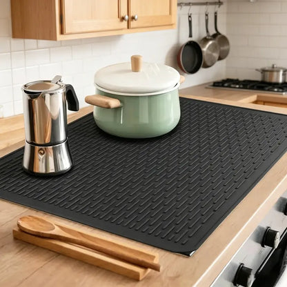 Silicone Stove Top Cover Mats – 28 × 20 in Matching Duo – product view