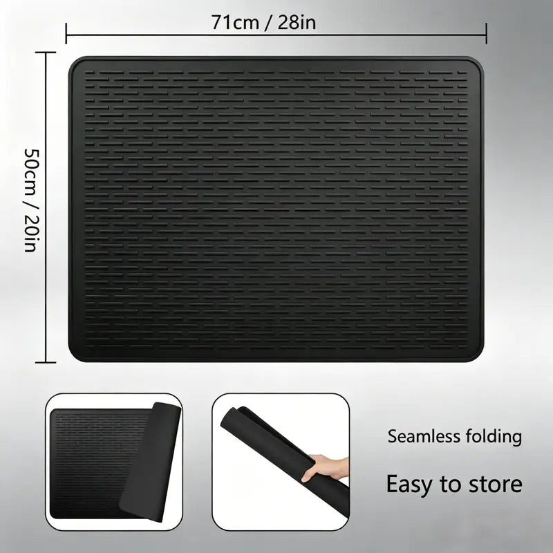 Silicone Stove Top Cover Mats – 28 × 20 in Matching Duo – product view