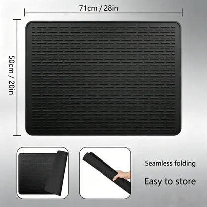 Silicone Stove Top Cover Mats – 28 × 20 in Matching Duo – product view