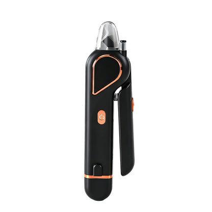 Black pet nail clipper and grinder