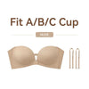 Front-Fastening Strapless Bra Duo with Removable Straps