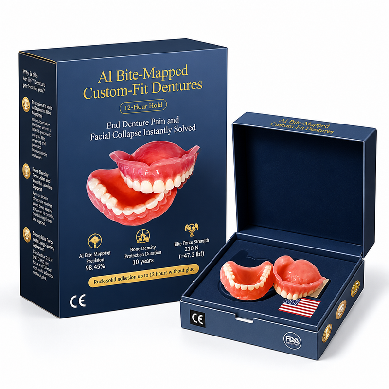 Custom-fit adult denture product view 1