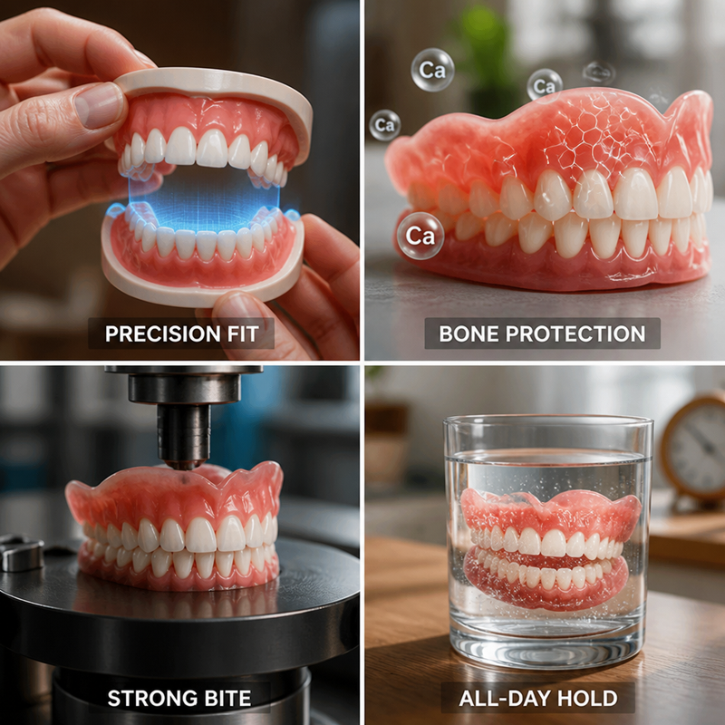 Custom-fit adult denture product view 2