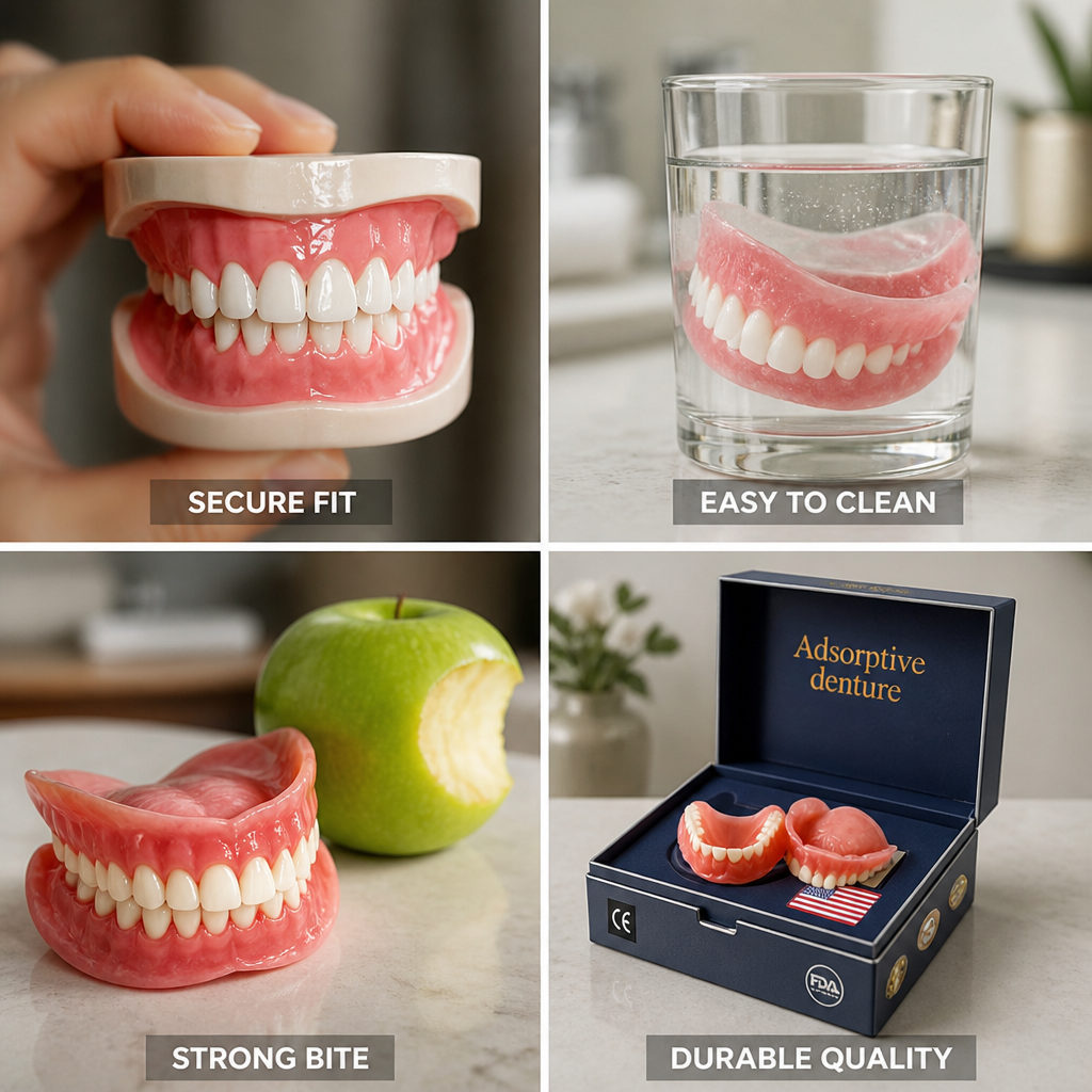 Custom-fit adult denture product view 5