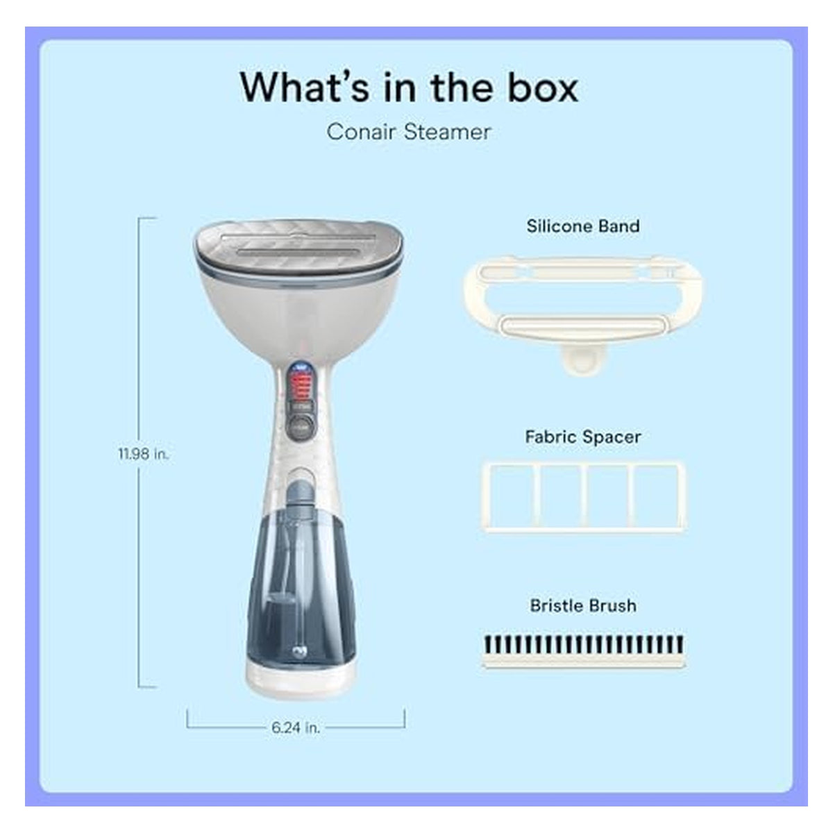 Handheld Garment and Upholstery Steamer – Blue original product photo