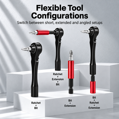 Short, extended and angled tool configurations