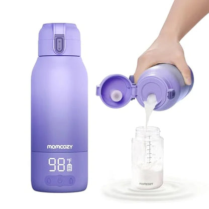 Momcozy Portable Milk & Water Warmer – 17oz – Light Purple source view 1