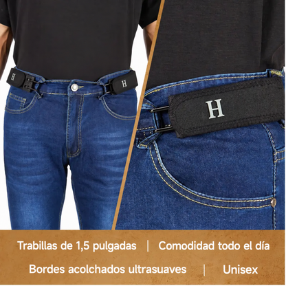 Cinturón elástico sin hebilla · Comodidad discreta para cada día | Compra 2 y llévate 1 gratis