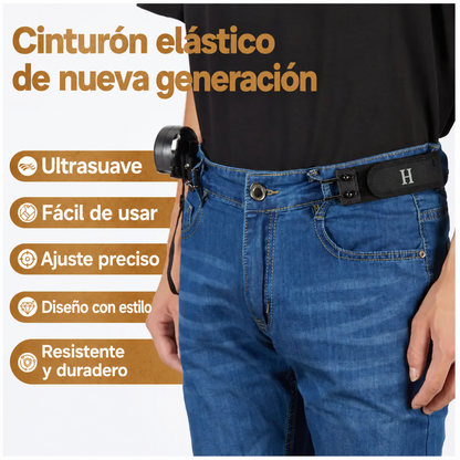 Cinturón elástico sin hebilla · Comodidad discreta para cada día | Compra 2 y llévate 1 gratis