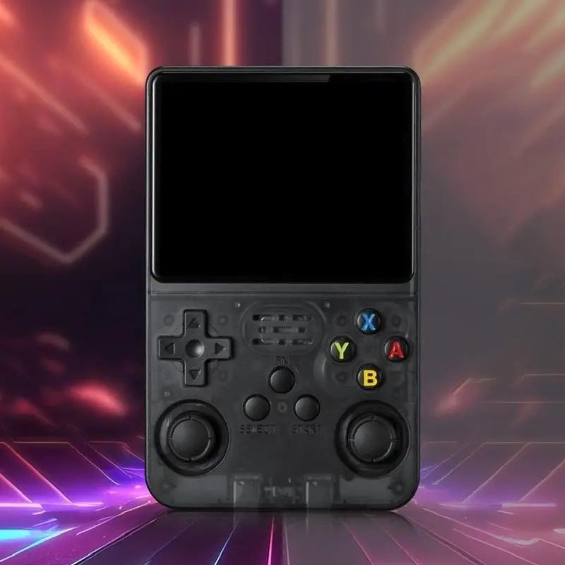 WUDS R36S Retro Handheld Console – 3.5-Inch IPS Screen & 3000mAh Battery – black