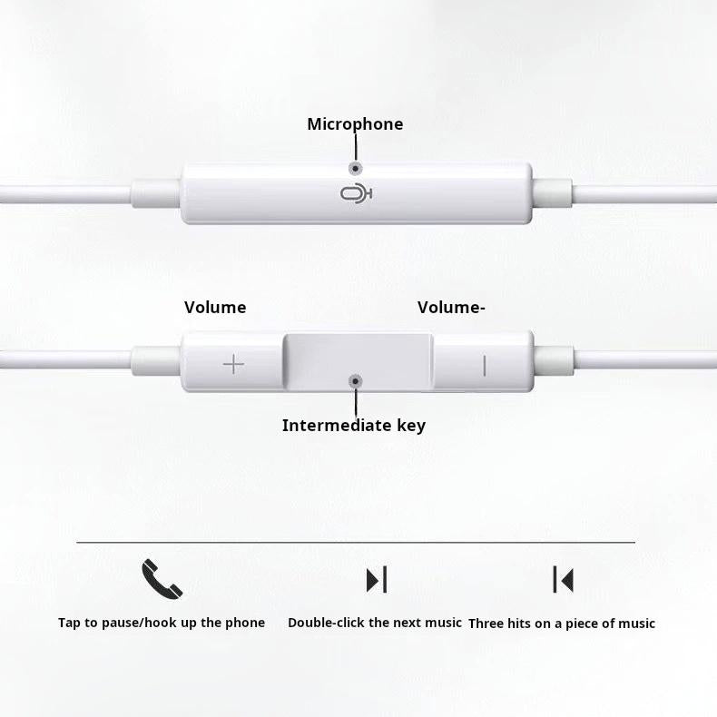 Halfsun Wired Earphones with Microphone – Matching Duo – source product view