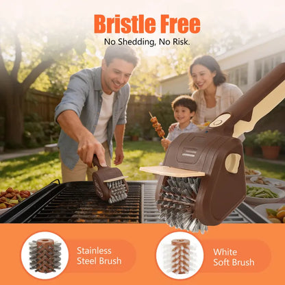 Electric grill cleaner original product photo 3