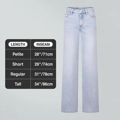 Light Blue wide-leg jeans