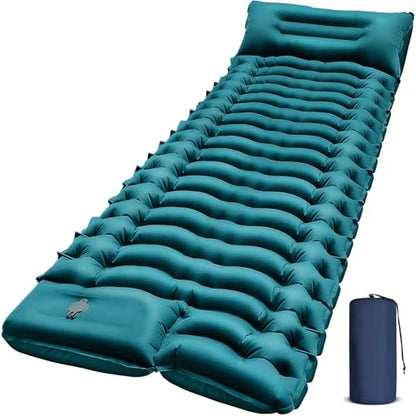FUN PAC Inflatable Camping Sleeping Pad – Dark Green source view 1