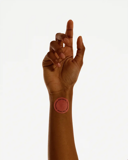 Original patch placement on wrist